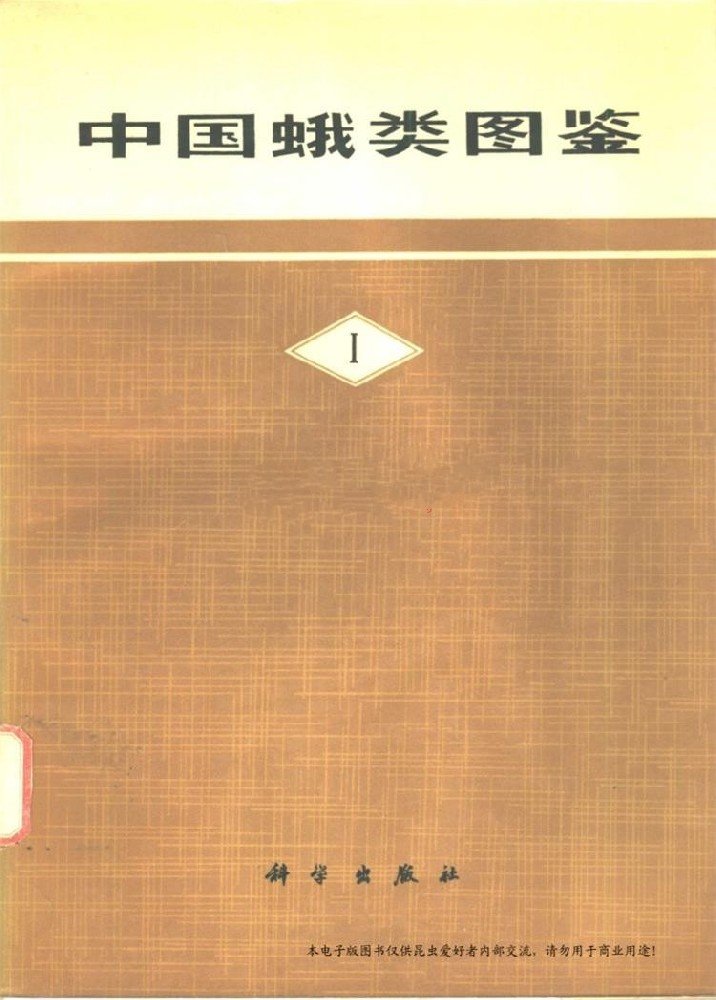 中国蛾类图鉴 Ⅰ、Ⅱ、Ⅲ、Ⅳ