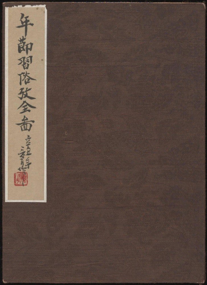 年节习俗考全图