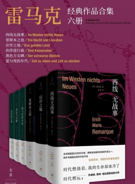 雷马克经典作品合集六册